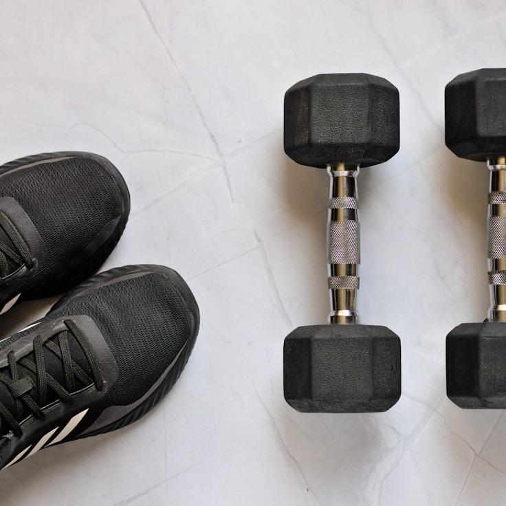 Modern gym equipment in a refined fitness space